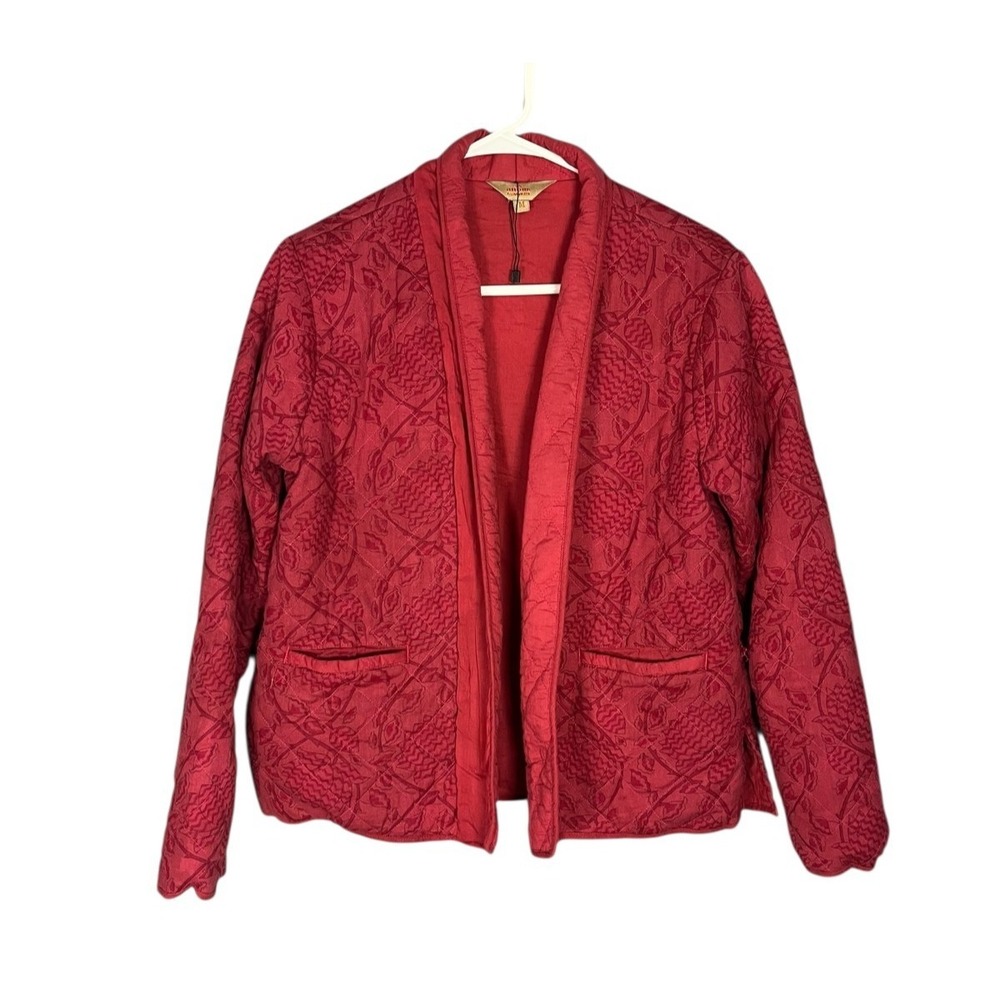Anouk by Myntra Women's Quilted Jacket Blazer M India Culture Lined